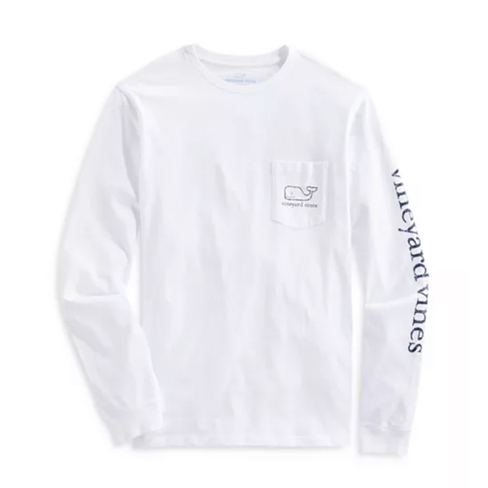 Vineyard Vines long sleeved garment dyed vintage whale tee